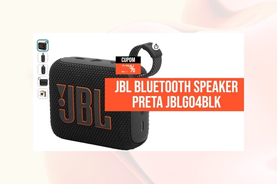 Nova JBL Go4 cupom